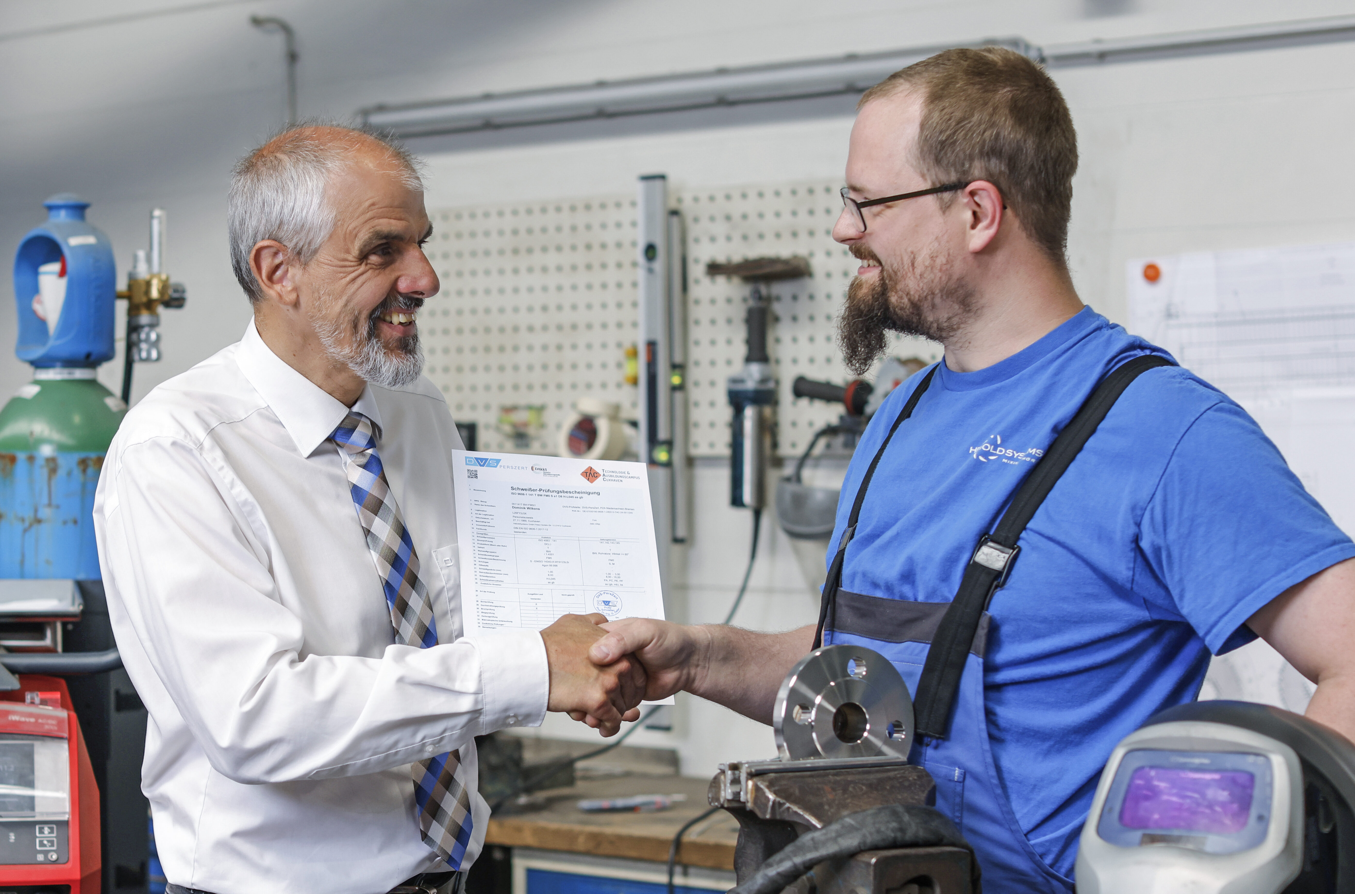 Rezertifizierung von Schweißzertifikaten